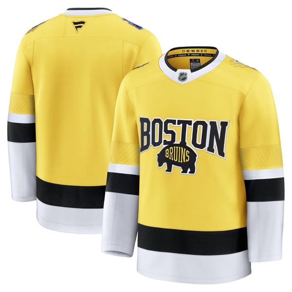 Men's Boston Bruins  Fanatics Gold 2026 NHL Stadium Series Premium Jersey