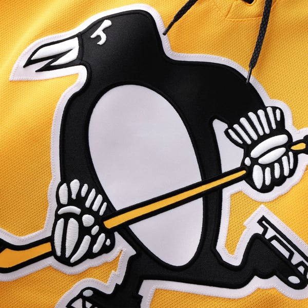 Men's Pittsburgh Penguins Fanatics Gold Alternate Authentic Pro Jersey - Image 6