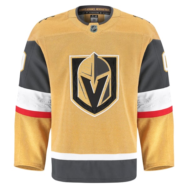Men's Vegas Golden Knights Fanatics Gold Home Authentic Pro Custom Jersey - Image 3