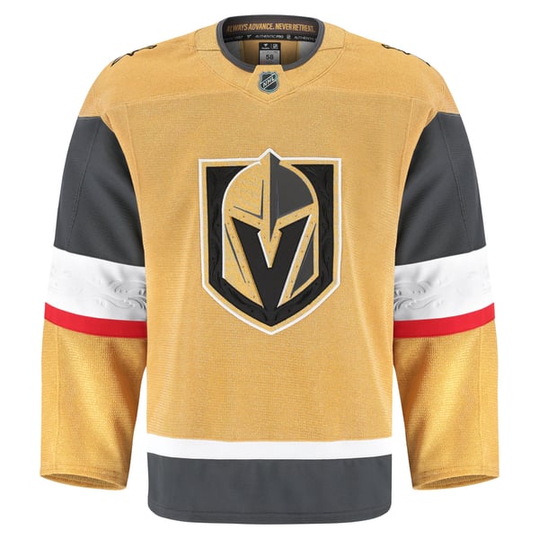 Men's Vegas Golden Knights Fanatics Gold Home Authentic Pro Jersey - Image 3
