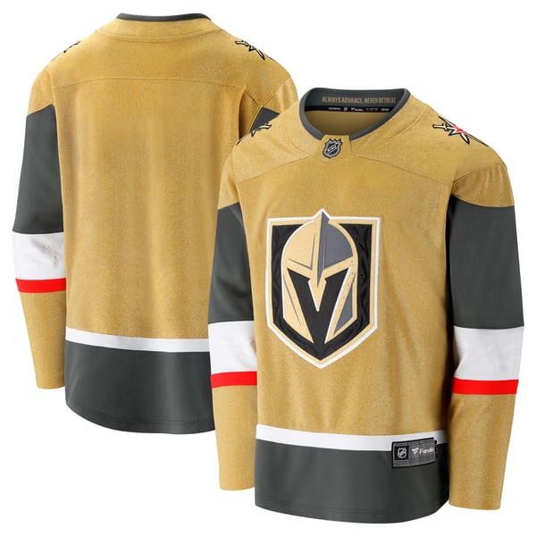 Men's Vegas Golden Knights  Fanatics Gold Home Breakaway Jersey - Image 2