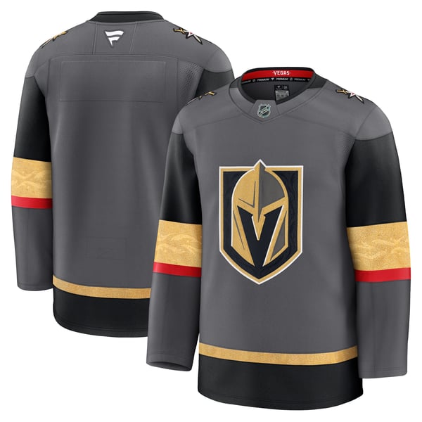 Men's Vegas Golden Knights Fanatics Gray Alternate Premium Jersey - Image 2