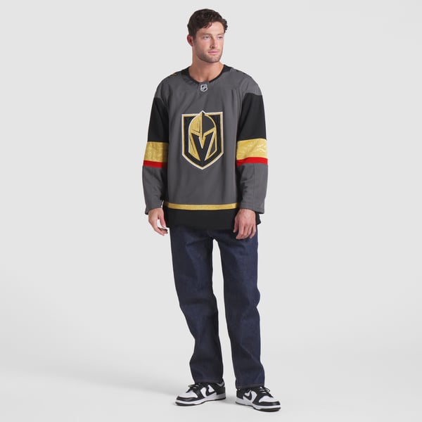 Men's Vegas Golden Knights Fanatics Gray Alternate Premium Jersey - Image 7