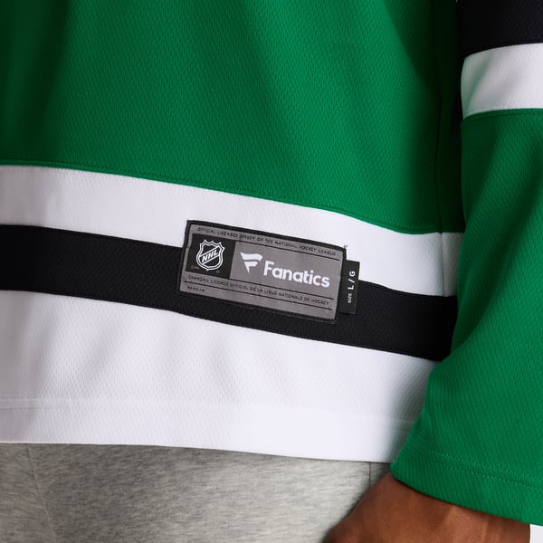 Men's Dallas Stars Fanatics Green Breakaway Home Jersey - Image 11