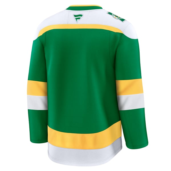 Men's Minnesota Wild Fanatics Green Alternate Premium Jersey - Image 4