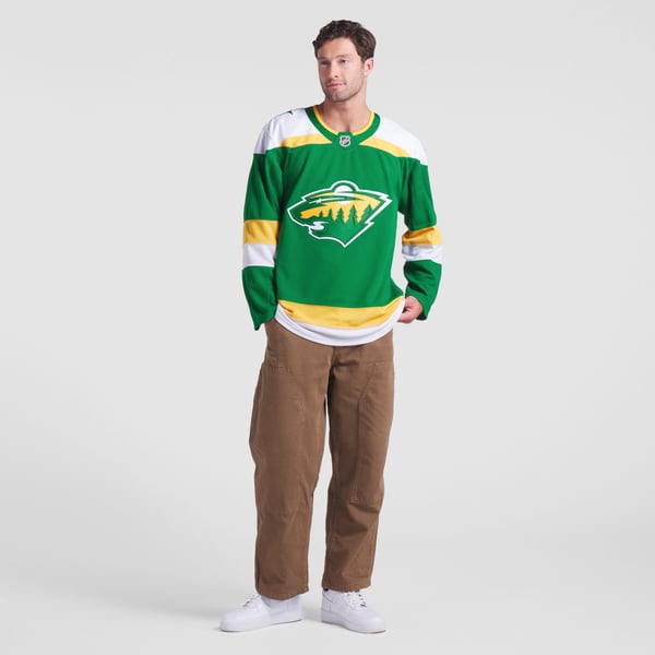 Men's Minnesota Wild Fanatics Green Alternate Premium Jersey - Image 7