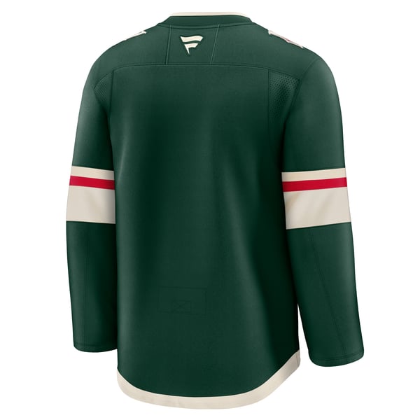Men's Minnesota Wild Fanatics Green Home Premium Jersey - Image 4