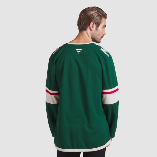 Men's Minnesota Wild Fanatics Green Home Premium Jersey - Image 6