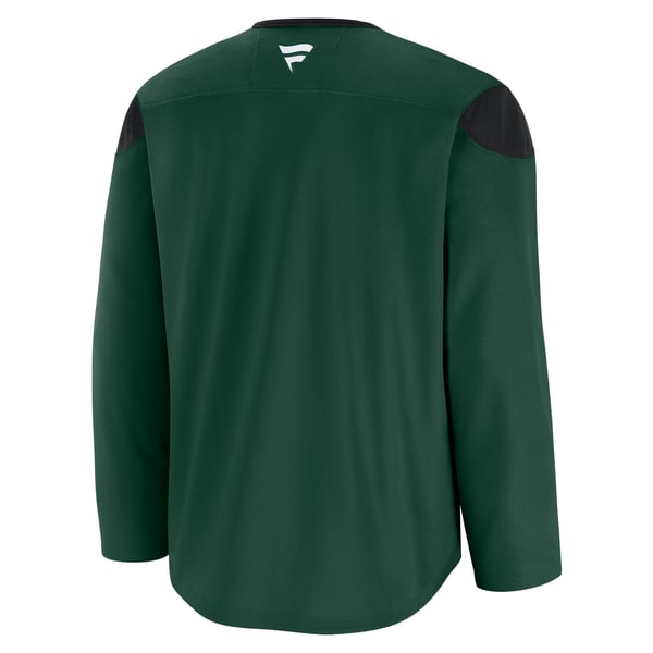 Men's Minnesota Wild Fanatics Green Practice Jersey - Image 4