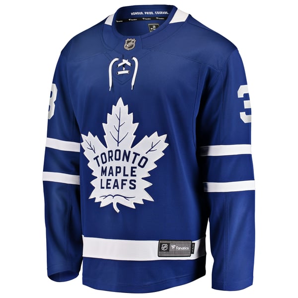 Men's Toronto Maple Leafs Henry Thrun Fanatics Blue Home Breakaway Jersey - Image 3