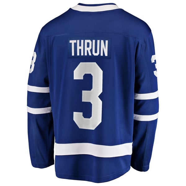 Men's Toronto Maple Leafs Henry Thrun Fanatics Blue Home Breakaway Jersey - Image 4