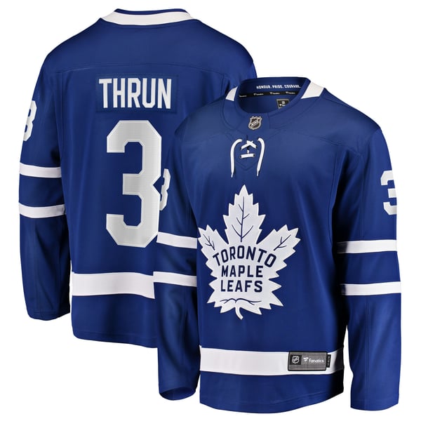 Men's Toronto Maple Leafs Henry Thrun Fanatics Blue Home Breakaway Jersey - Image 1