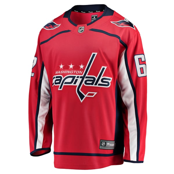 Men's Washington Capitals Ilya Protas Fanatics Red Home Breakaway Jersey - Image 3