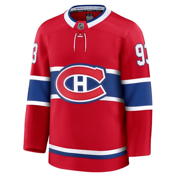 Men's Montreal Canadiens Ivan Demidov Fanatics Red Home Premium Jersey - Image 3