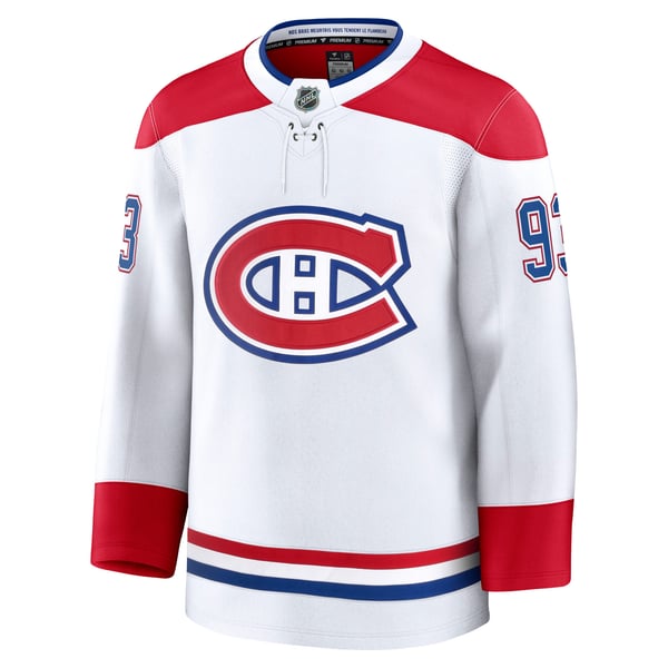 Men's Montreal Canadiens Ivan Demidov Fanatics White Away Premium Jersey - Image 3