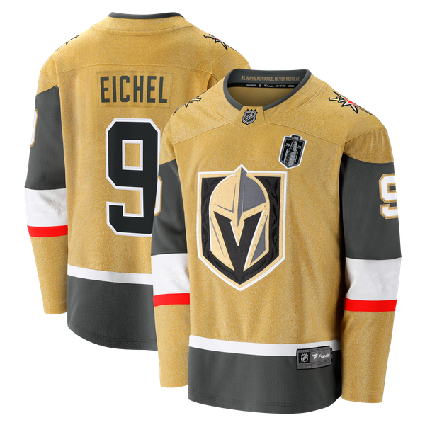 Men's Vegas Golden Knights Jack Eichel Fanatics Gold 2026 Stanley Cup Final Breakaway Jersey - Image 2