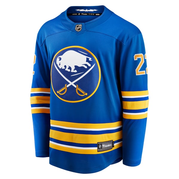 Men's Buffalo Sabres Jack Quinn Fanatics Royal Home Breakaway Jersey - Image 3