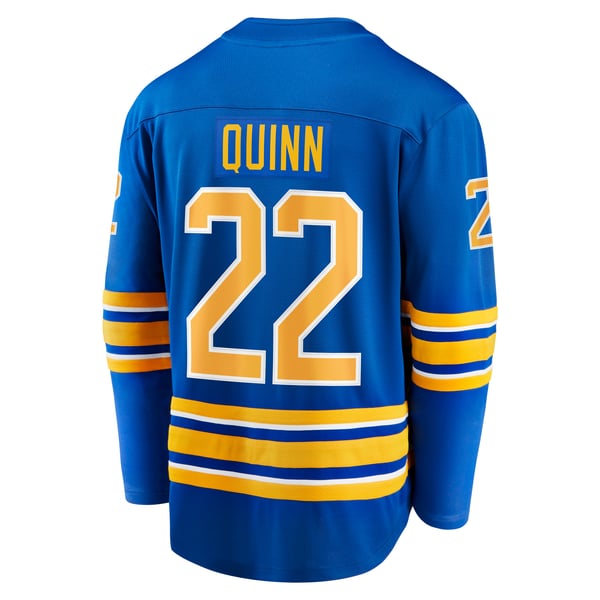 Men's Buffalo Sabres Jack Quinn Fanatics Royal Home Breakaway Jersey - Image 4