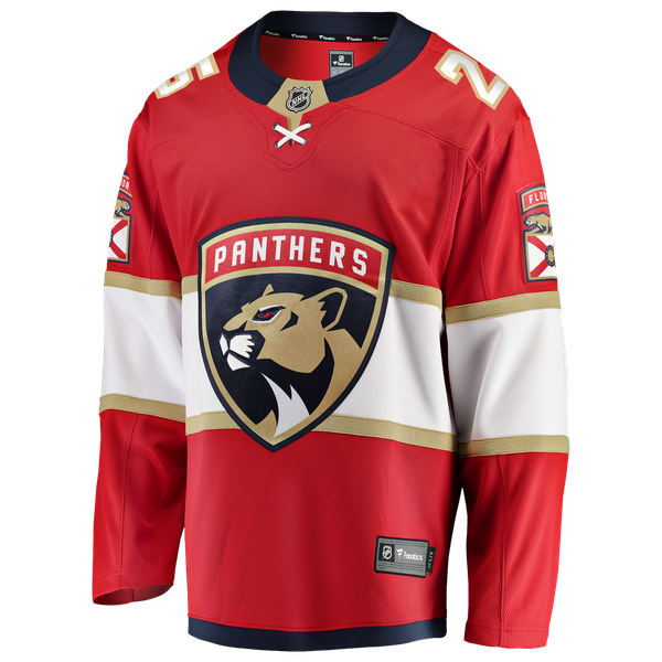 Men's Florida Panthers Jacob Markstrom Fanatics Red Home Breakaway Jersey - Image 3