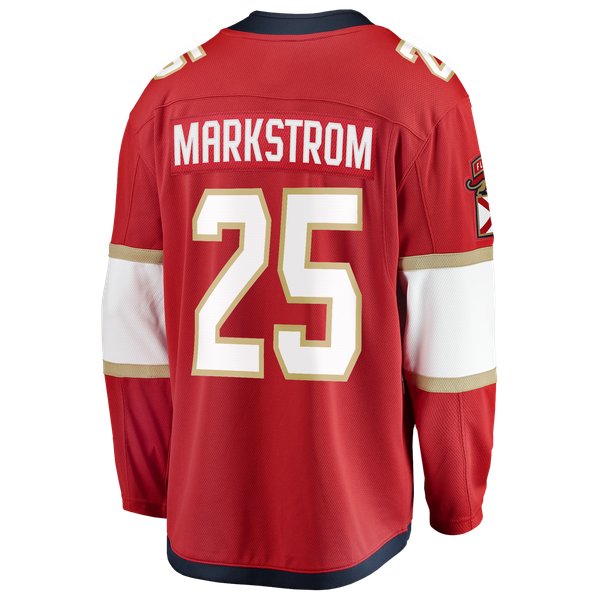 Men's Florida Panthers Jacob Markstrom Fanatics Red Home Breakaway Jersey - Image 4