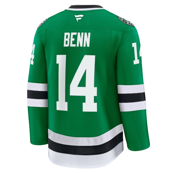 Men's Dallas Stars Jamie Benn Fanatics Kelly Green Home Premium Jersey - Image 4