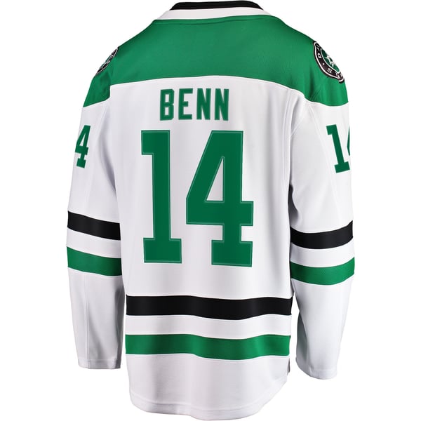 Men's Dallas Stars Jamie Benn Fanatics White  Breakaway Jersey - Image 4