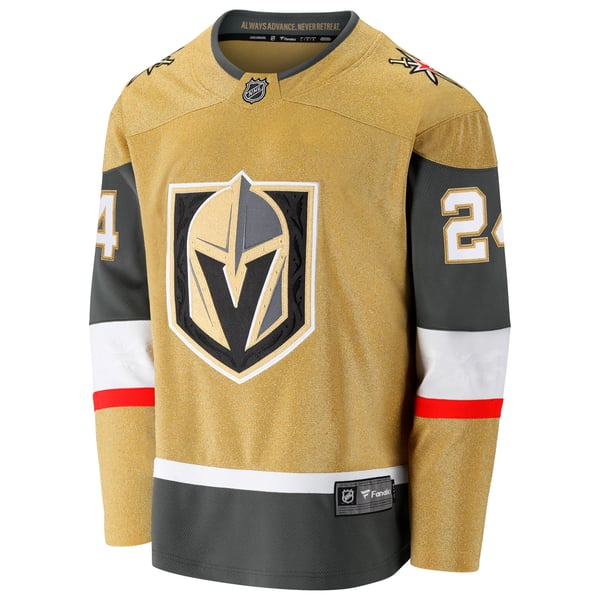 Men's Vegas Golden Knights Jaycob Megna Fanatics Gold Home Breakaway Jersey - Image 3