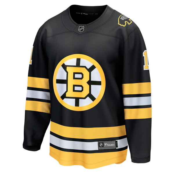 Men's Boston Bruins Jeremy Swayman Fanatics Black Home Breakaway Jersey