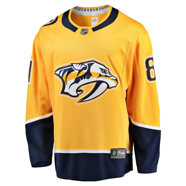 Men's Nashville Predators Jonathan Marchessault Fanatics Gold Home Premier Breakaway Player Jersey - Image 3