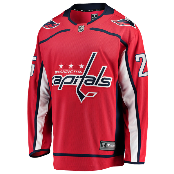 Men's Washington Capitals Jordan Kyrou Fanatics Red Home Breakaway Jersey - Image 3