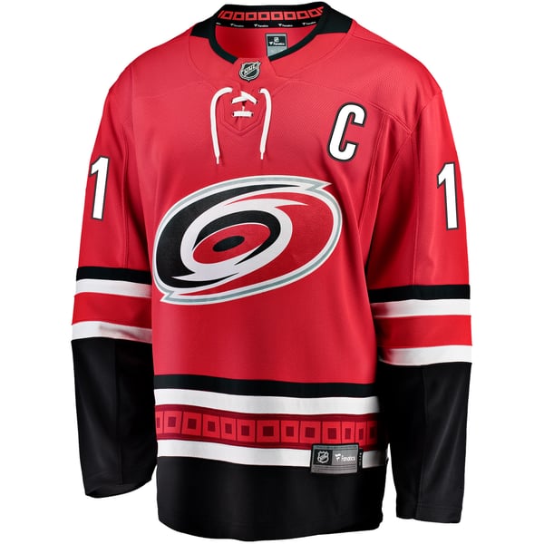 Men's Carolina Hurricanes Jordan Staal Fanatics Red Alternate Breakaway Jersey - Image 3