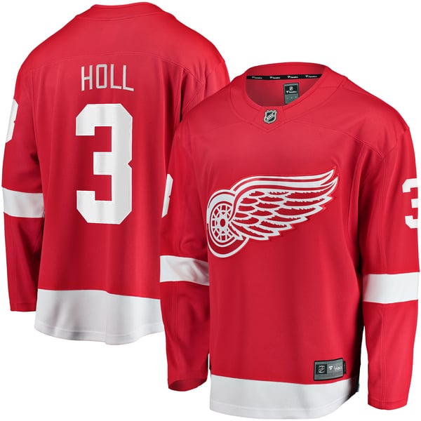 Men's Detroit Red Wings Justin Holl Fanatics Red Home Breakaway Jersey - Image 2