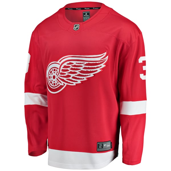Men's Detroit Red Wings Justin Holl Fanatics Red Home Breakaway Jersey - Image 3
