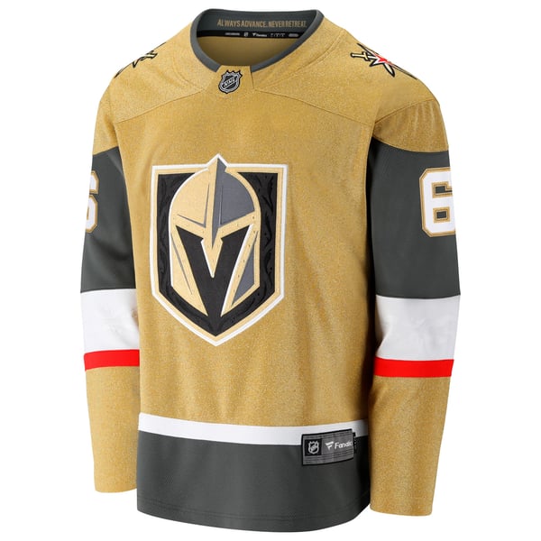 Men's Vegas Golden Knights Kaedan Korczak Fanatics Gold Home Breakaway Jersey - Image 3
