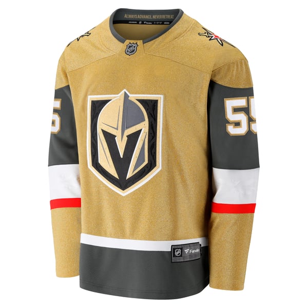 Men's Vegas Golden Knights Keegan Kolesar Fanatics Gold Home Breakaway Jersey - Image 3