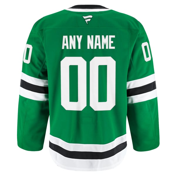 Men's Dallas Stars Fanatics Kelly Green Home Authentic Pro Custom Jersey - Image 4