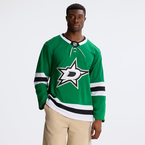Men's Dallas Stars Fanatics Kelly Green Home Premium Jersey - Image 5