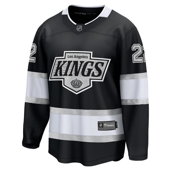 Men's Los Angeles Kings Kevin Fiala Fanatics Black Home Breakaway Jersey - Image 3