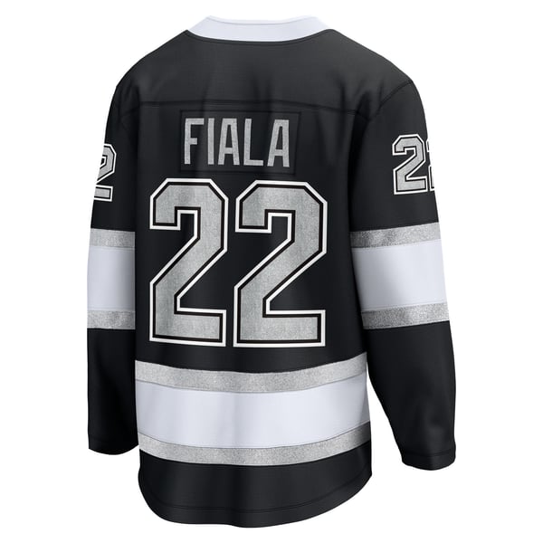 Men's Los Angeles Kings Kevin Fiala Fanatics Black Home Breakaway Jersey - Image 4