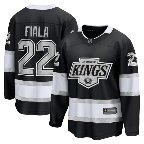 Men's Los Angeles Kings Kevin Fiala Fanatics Black Home Breakaway Jersey - Image 1