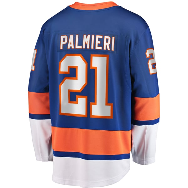 Men's New York Islanders Kyle Palmieri Fanatics Royal Home Breakaway Replica Jersey - Image 4
