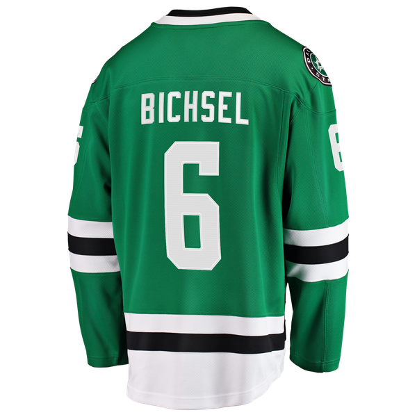 Men's Dallas Stars Lian Bichsel Fanatics Kelly Green Home Breakaway Jersey - Image 4