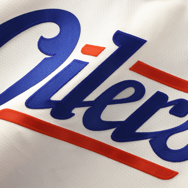 Men's Edmonton Oilers Fanatics Light Beige Alternate Premium Jersey - Image 6