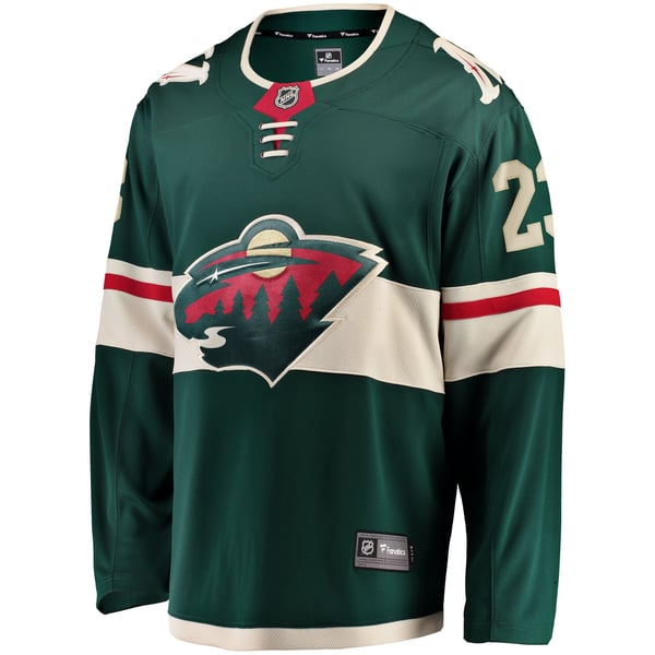 Men's Minnesota Wild Marco Rossi Fanatics Green Home Breakaway Player Jersey - Image 3