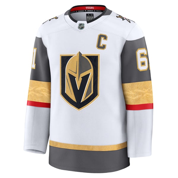 Men's Vegas Golden Knights Mark Stone Fanatics White Away Premium Jersey - Image 3