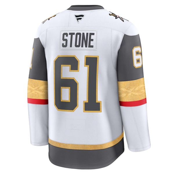 Men's Vegas Golden Knights Mark Stone Fanatics White Away Premium Jersey - Image 4