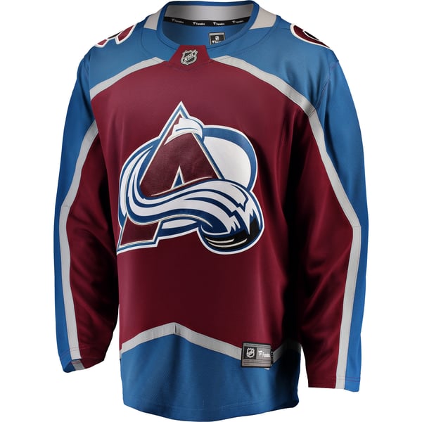 Men's Colorado Avalanche Fanatics Maroon Breakaway Home Jersey - Image 3