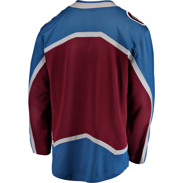 Men's Colorado Avalanche Fanatics Maroon Breakaway Home Jersey - Image 4