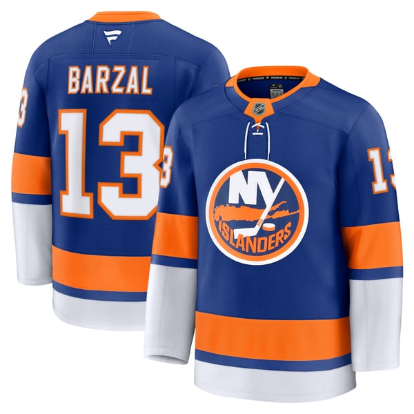 Men's New York Islanders Mathew Barzal Fanatics Royal Home Premium Jersey - Image 1