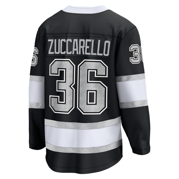 Men's Los Angeles Kings Mats Zuccarello Fanatics Black Home Breakaway Jersey - Image 4